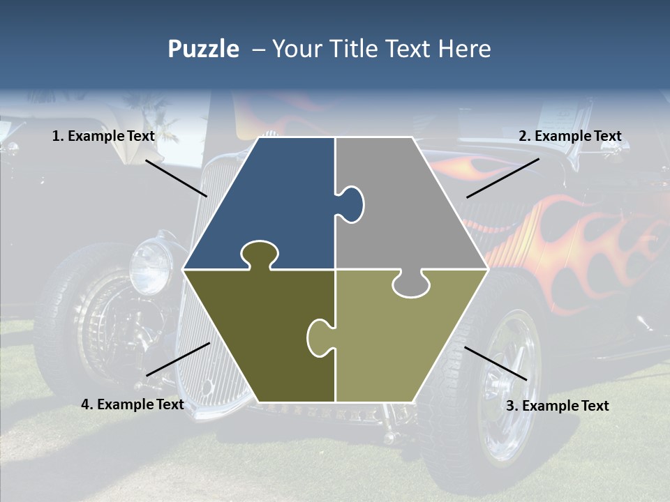 Custom Flames Chrome PowerPoint Template