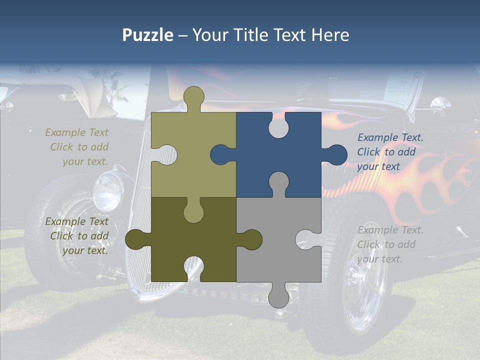 Custom Flames Chrome PowerPoint Template