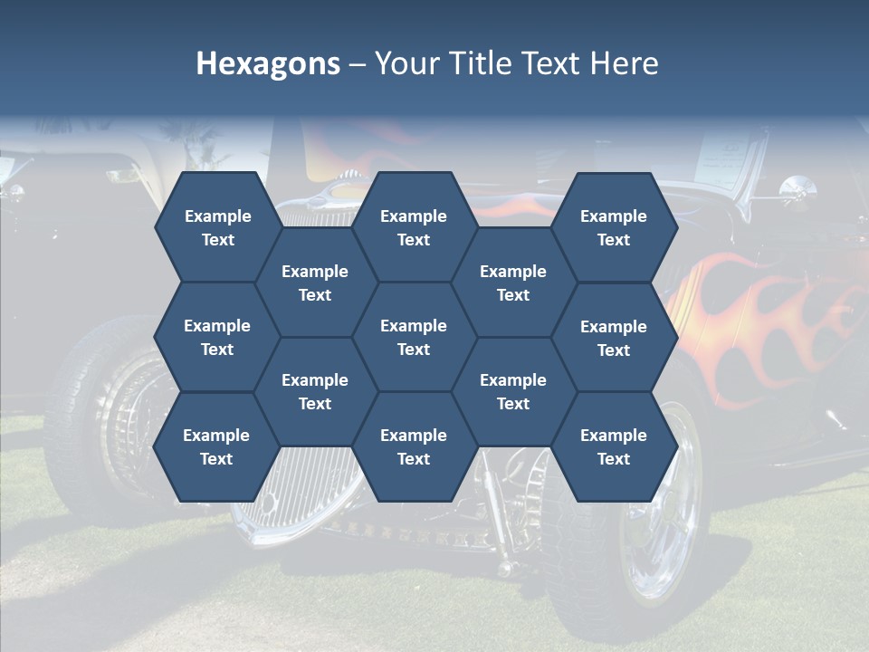 Custom Flames Chrome PowerPoint Template