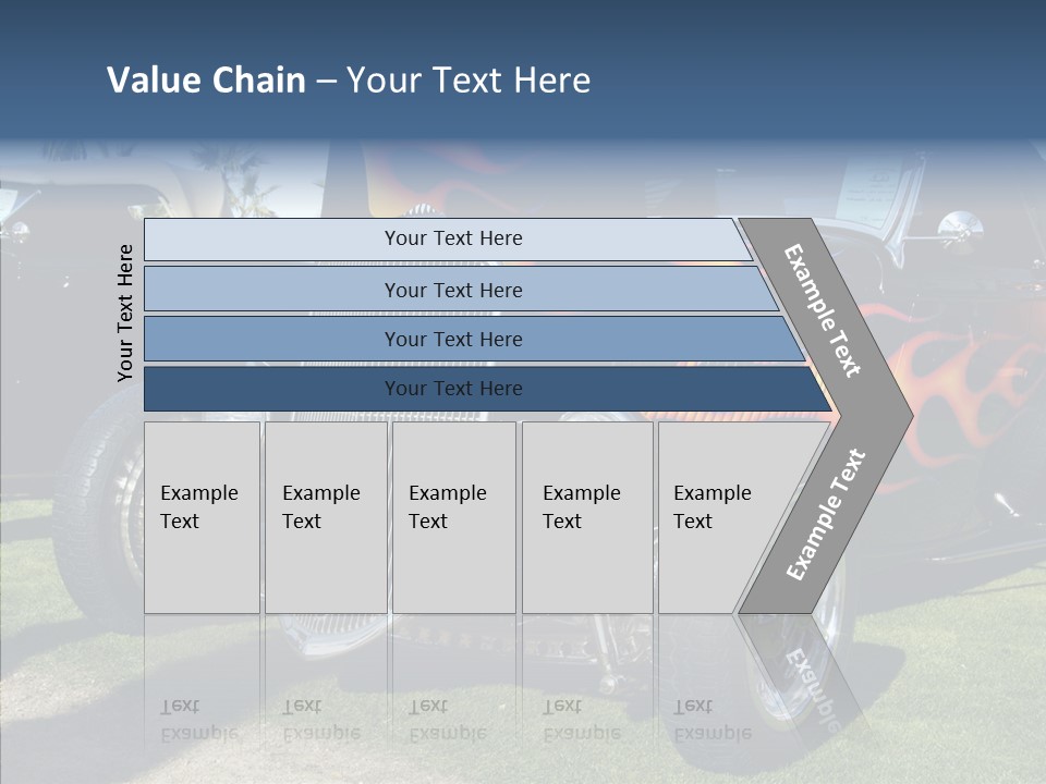 Custom Flames Chrome PowerPoint Template