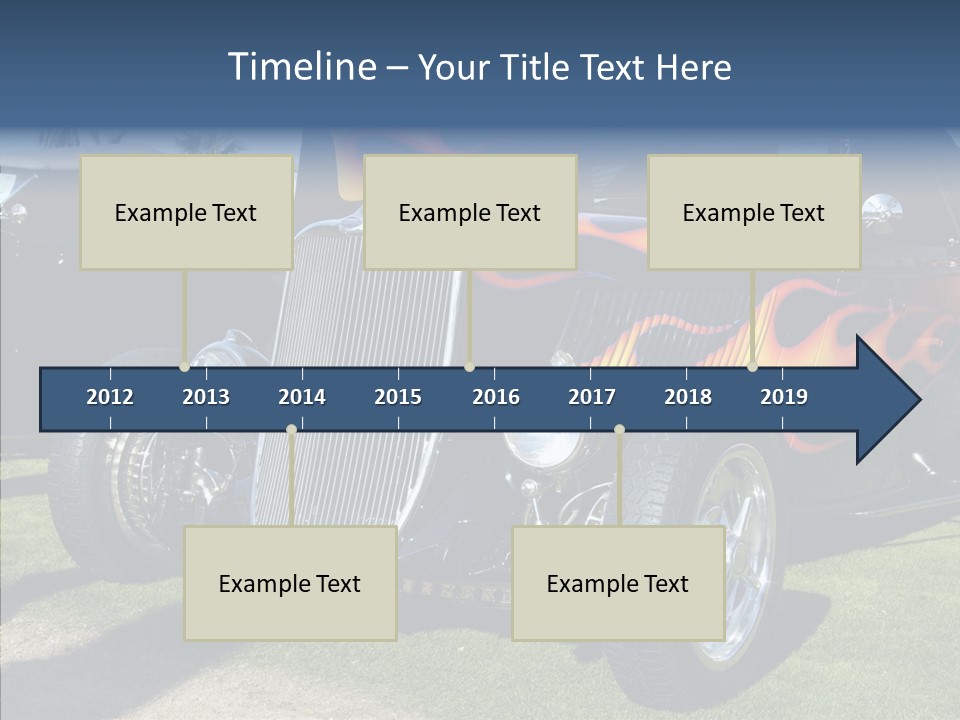 Custom Flames Chrome PowerPoint Template