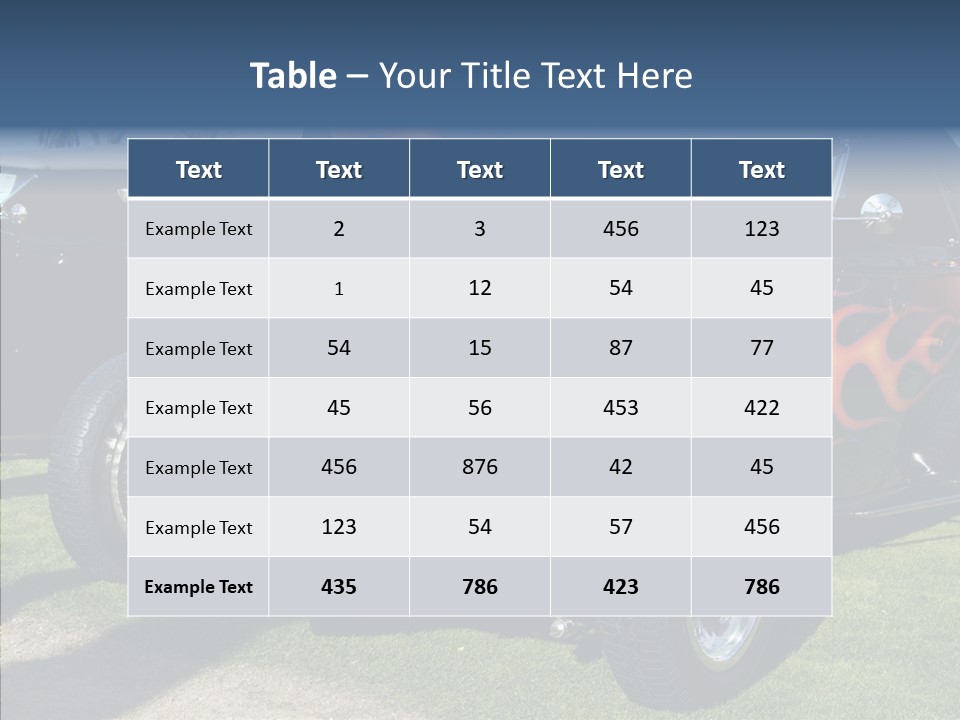 Custom Flames Chrome PowerPoint Template