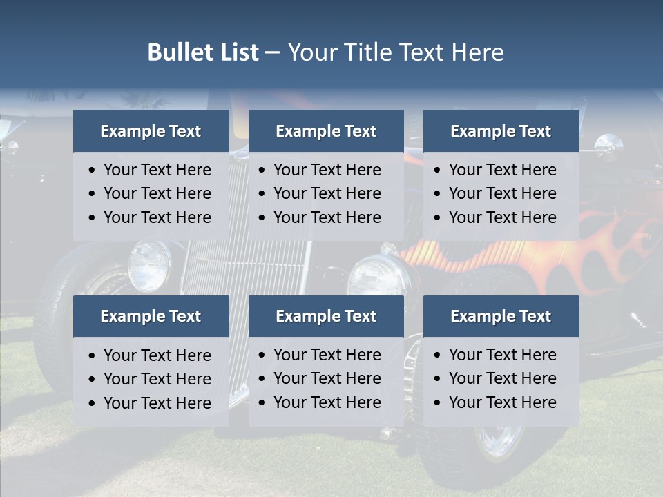 Custom Flames Chrome PowerPoint Template