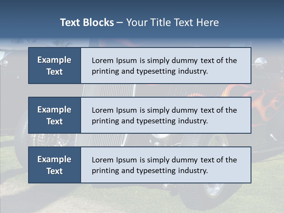 Custom Flames Chrome PowerPoint Template
