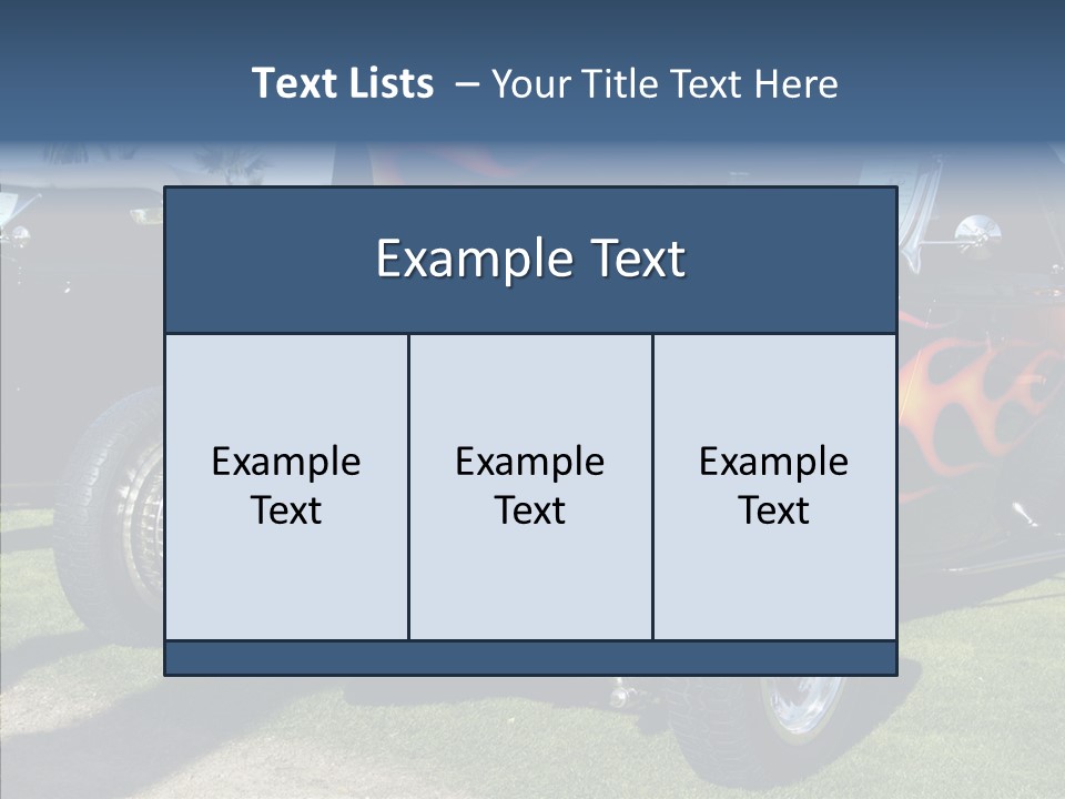 Custom Flames Chrome PowerPoint Template