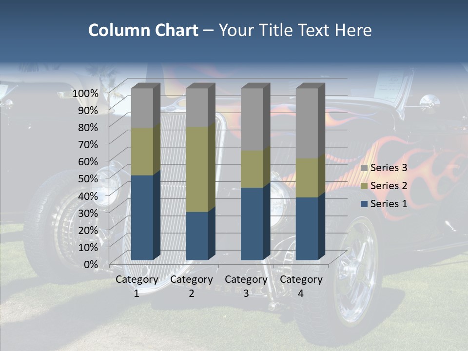 Custom Flames Chrome PowerPoint Template