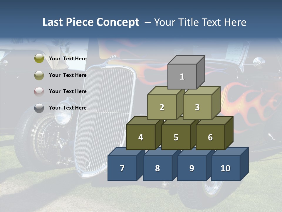 Custom Flames Chrome PowerPoint Template