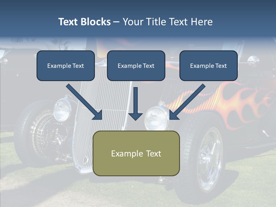 Custom Flames Chrome PowerPoint Template