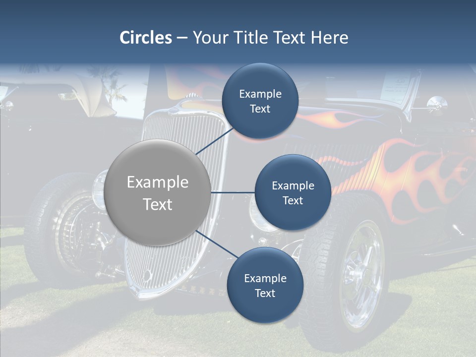 Custom Flames Chrome PowerPoint Template