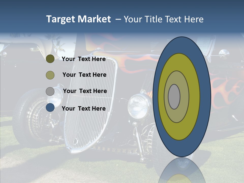 Custom Flames Chrome PowerPoint Template