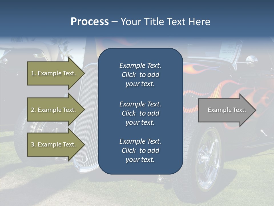 Custom Flames Chrome PowerPoint Template