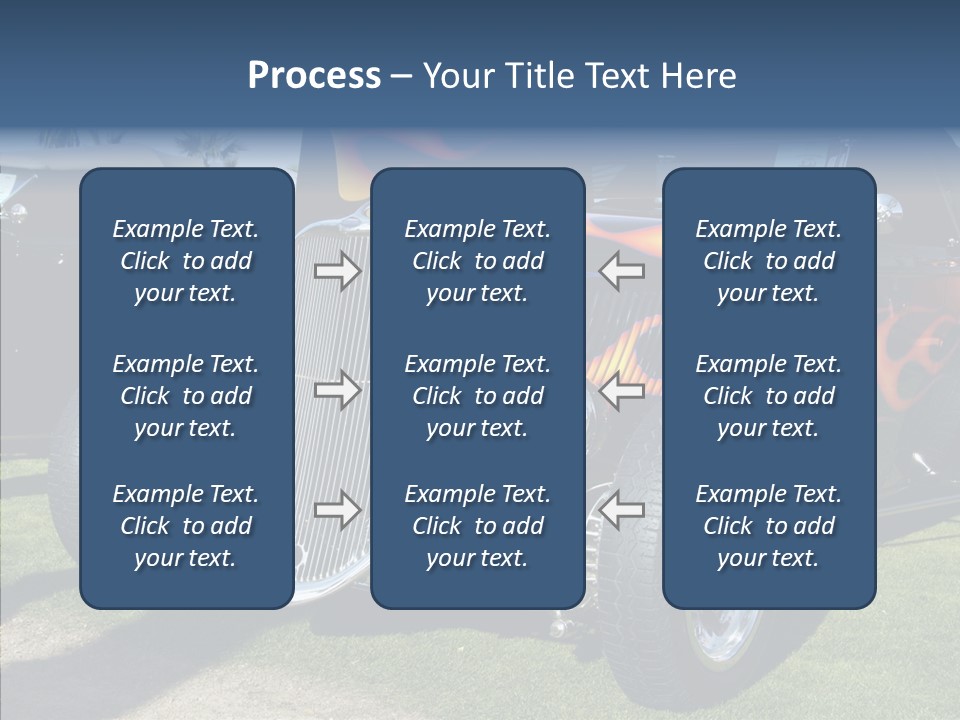 Custom Flames Chrome PowerPoint Template