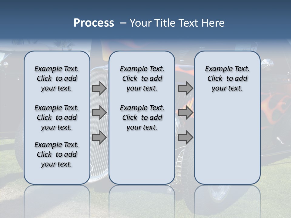Custom Flames Chrome PowerPoint Template