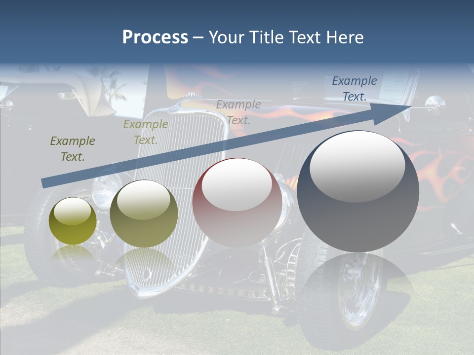 Custom Flames Chrome PowerPoint Template