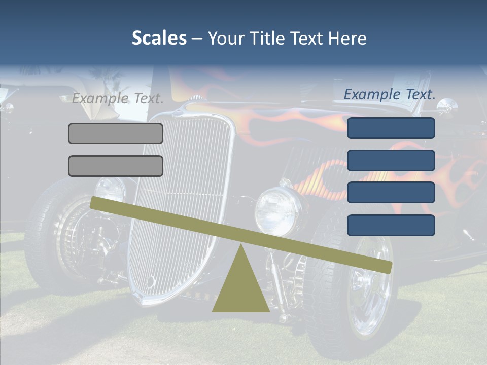 Custom Flames Chrome PowerPoint Template