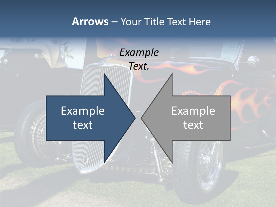 Custom Flames Chrome PowerPoint Template