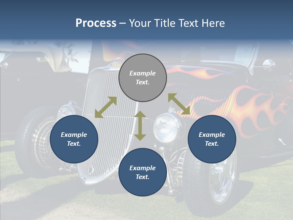 Custom Flames Chrome PowerPoint Template