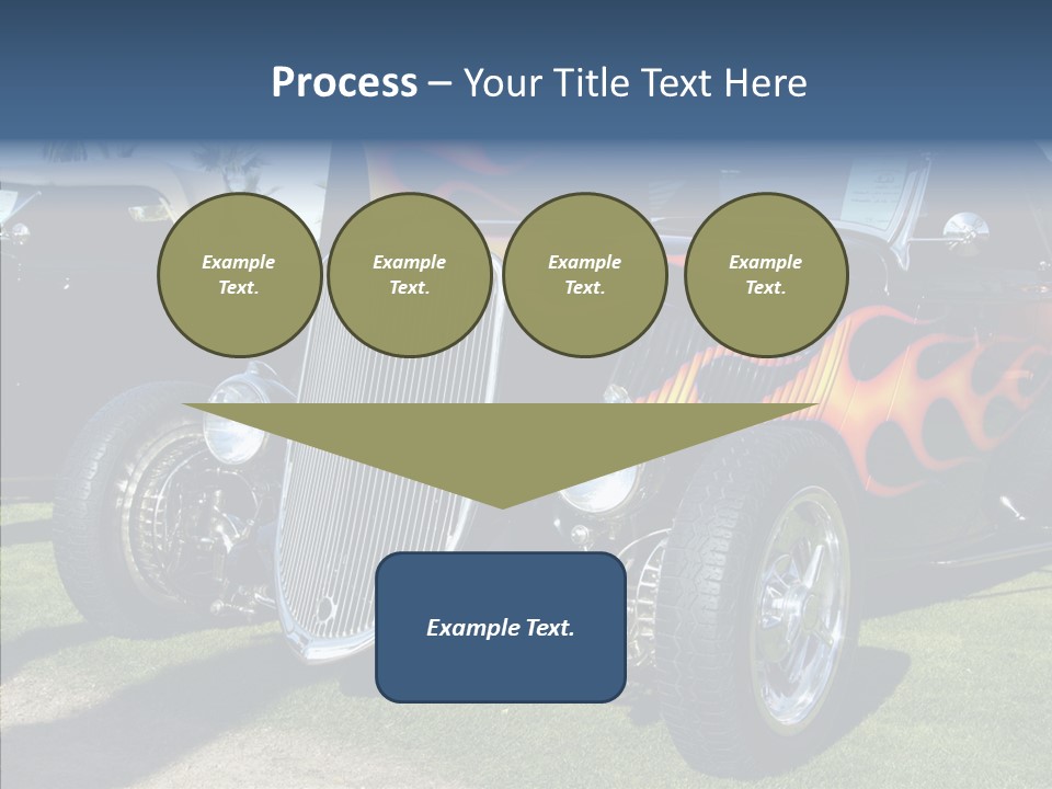 Custom Flames Chrome PowerPoint Template