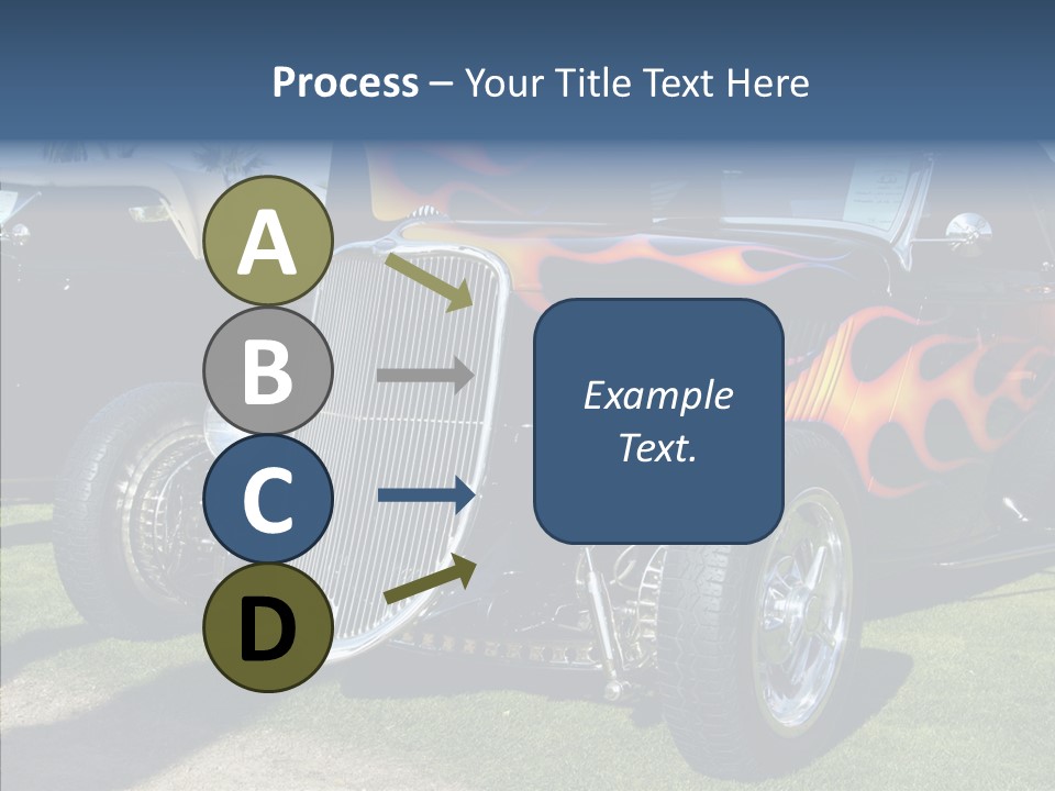 Custom Flames Chrome PowerPoint Template