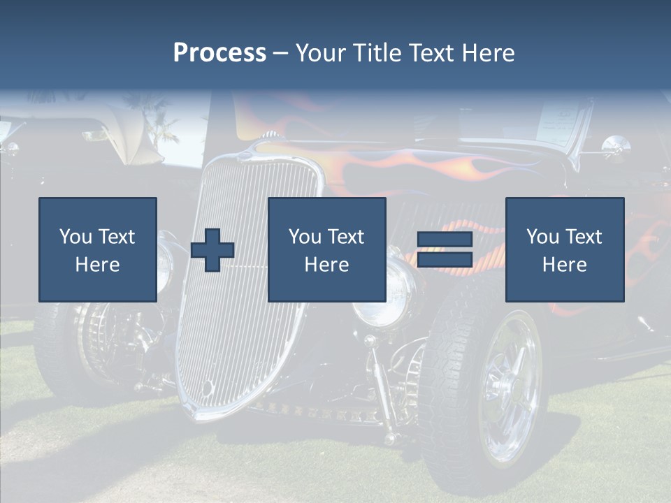 Custom Flames Chrome PowerPoint Template