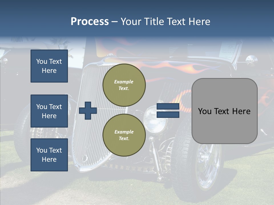 Custom Flames Chrome PowerPoint Template