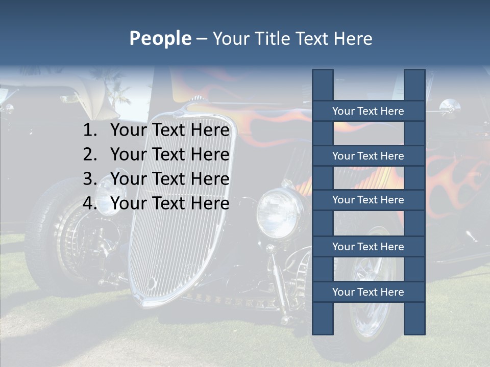 Custom Flames Chrome PowerPoint Template