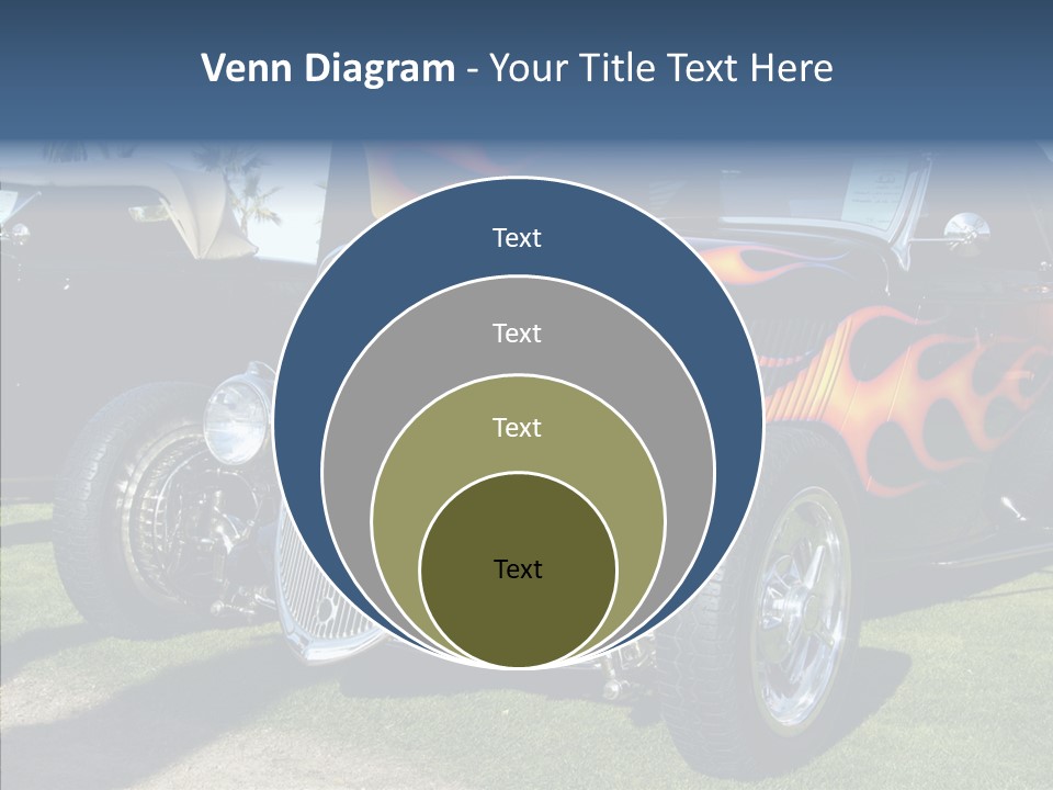 Custom Flames Chrome PowerPoint Template