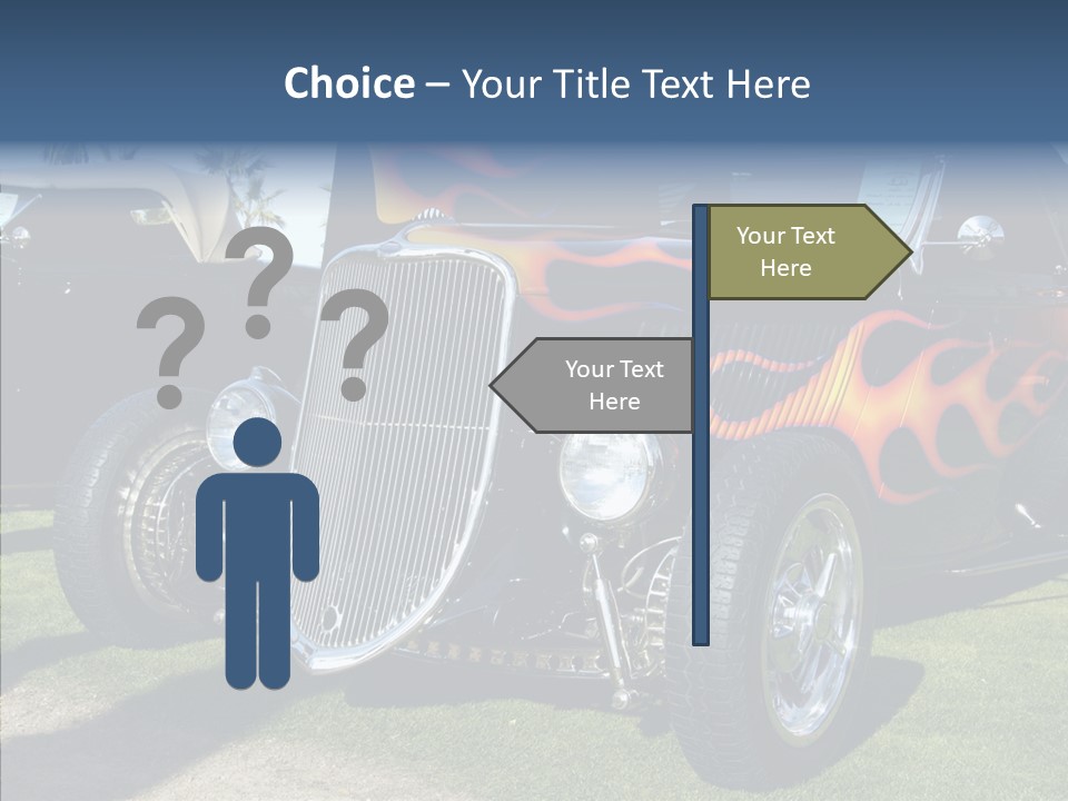 Custom Flames Chrome PowerPoint Template