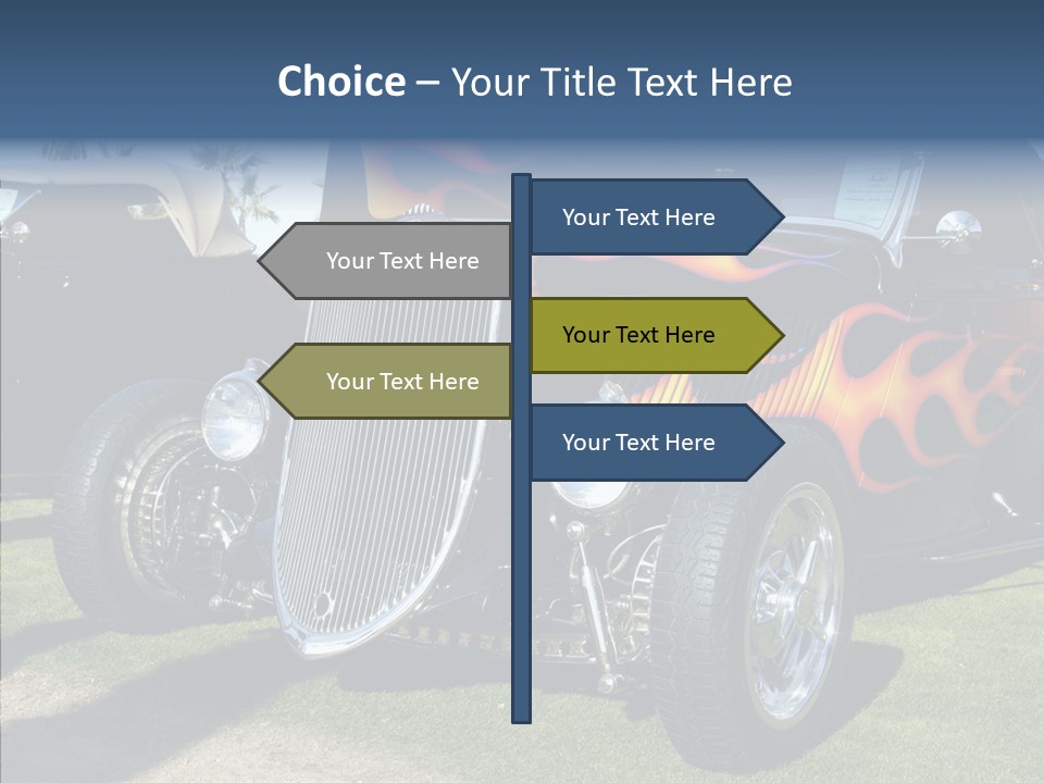Custom Flames Chrome PowerPoint Template