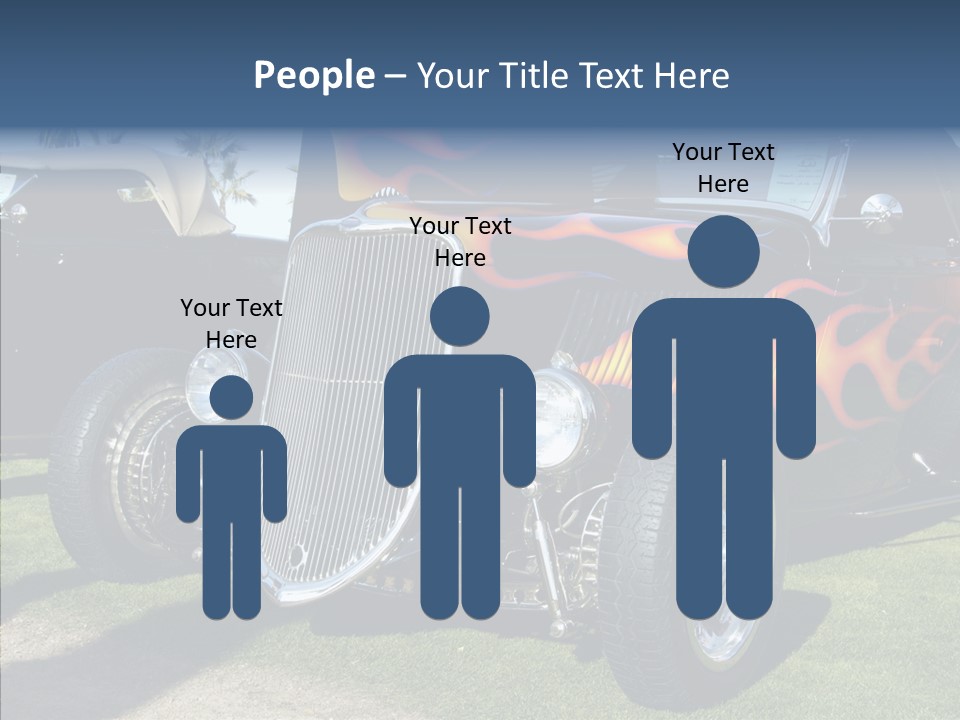 Custom Flames Chrome PowerPoint Template