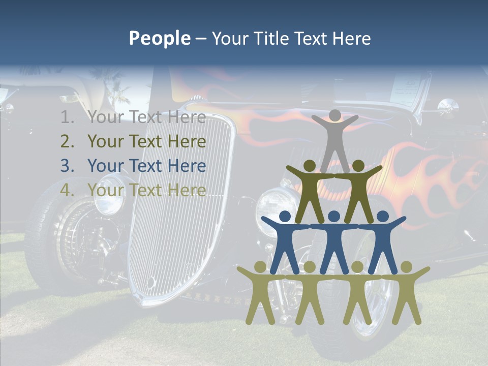 Custom Flames Chrome PowerPoint Template