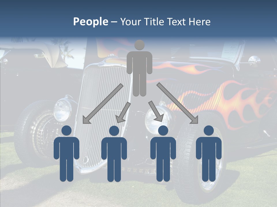 Custom Flames Chrome PowerPoint Template