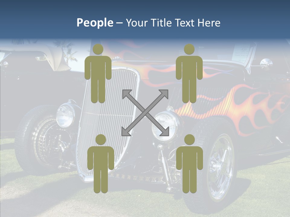 Custom Flames Chrome PowerPoint Template