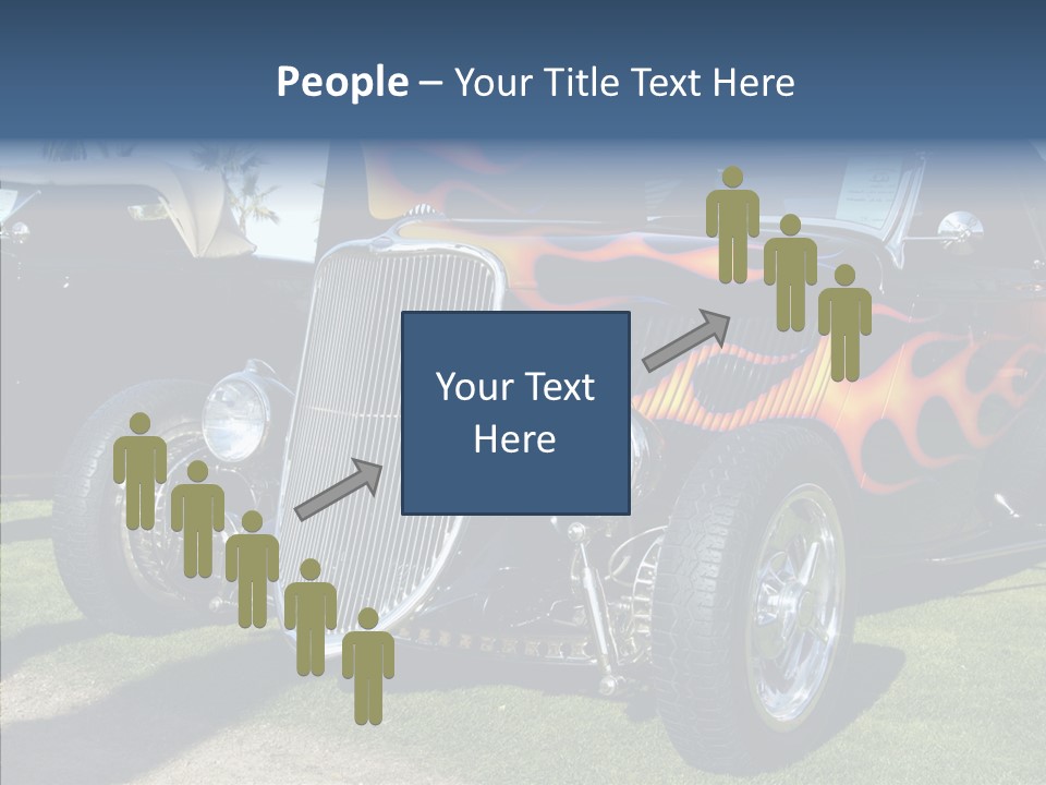 Custom Flames Chrome PowerPoint Template