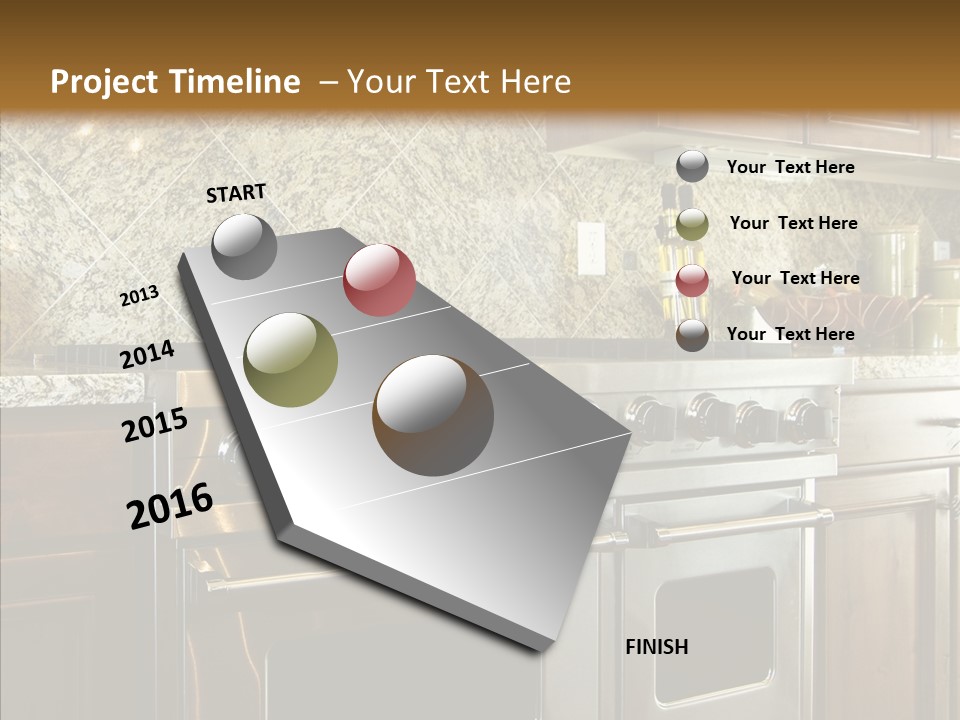 Stainless Metal Structure PowerPoint Template