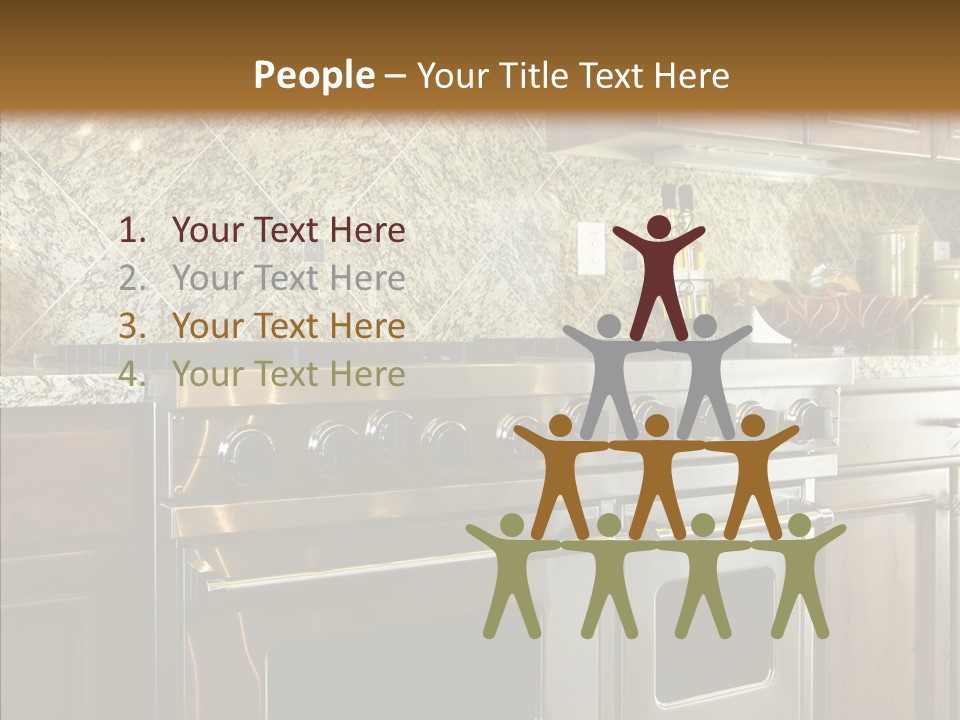 Stainless Metal Structure PowerPoint Template