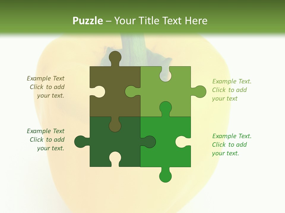 Nutrition Fresh Yellow PowerPoint Template