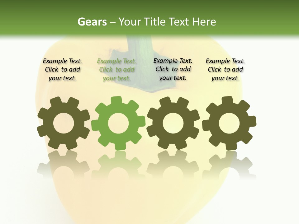 Nutrition Fresh Yellow PowerPoint Template