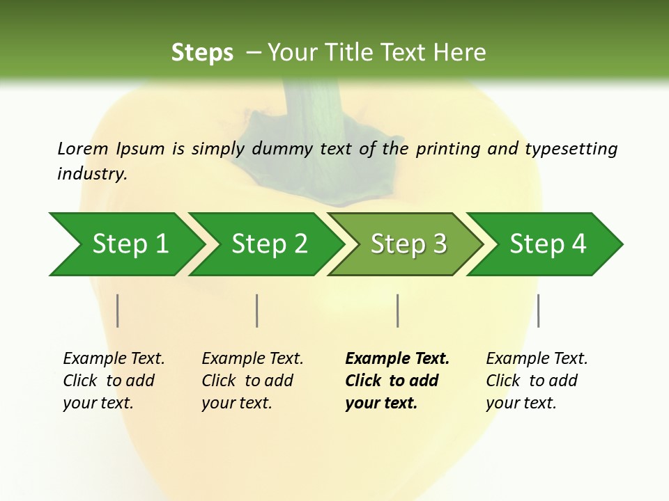 Nutrition Fresh Yellow PowerPoint Template