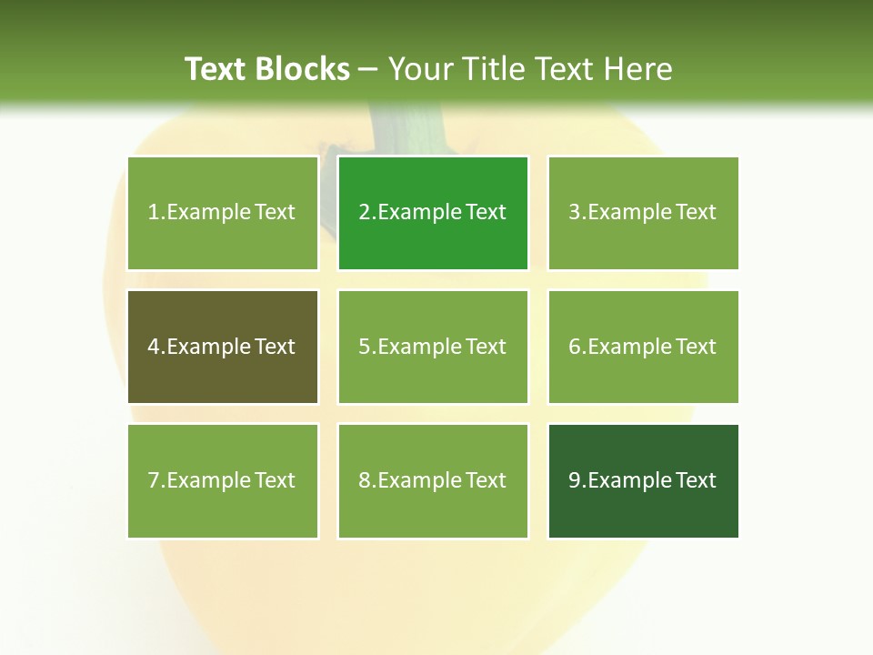 Nutrition Fresh Yellow PowerPoint Template