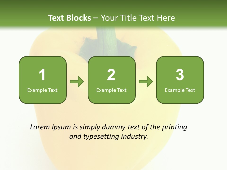 Nutrition Fresh Yellow PowerPoint Template