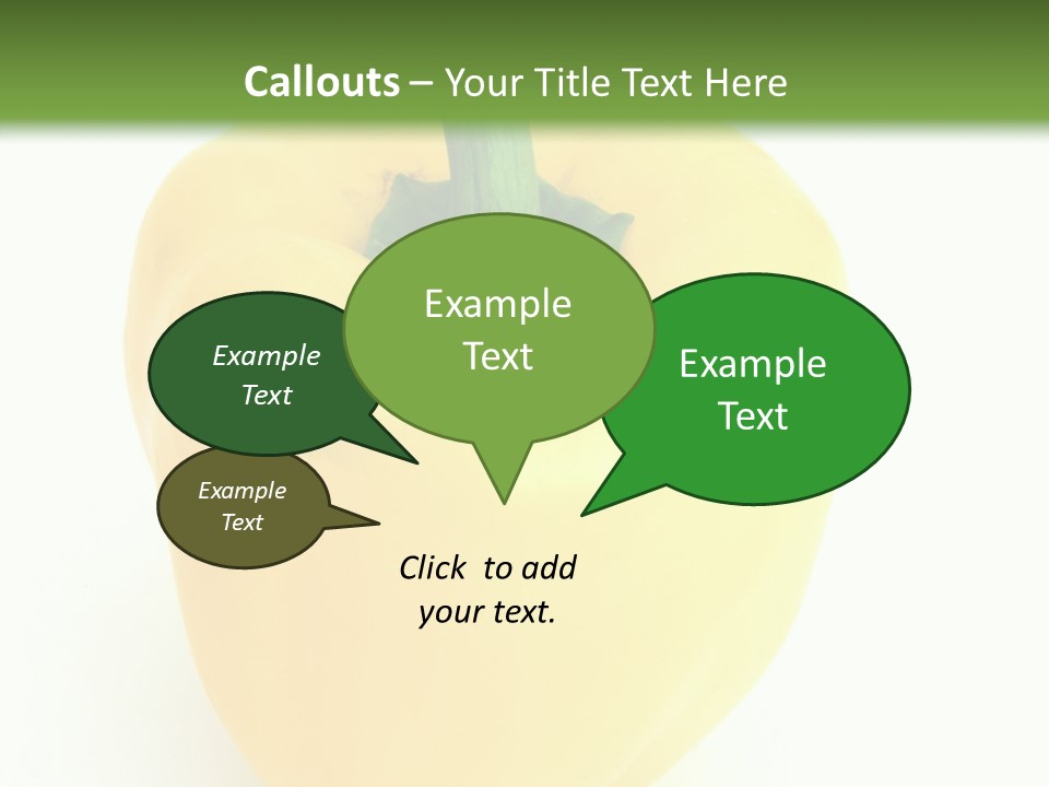 Nutrition Fresh Yellow PowerPoint Template