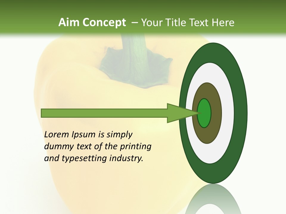 Nutrition Fresh Yellow PowerPoint Template