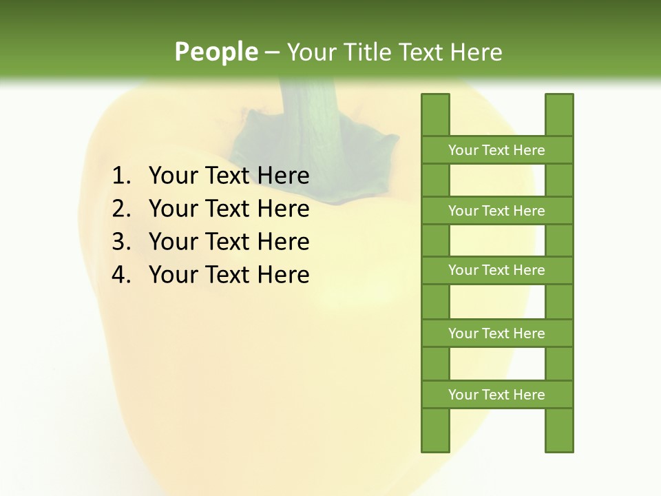 Nutrition Fresh Yellow PowerPoint Template