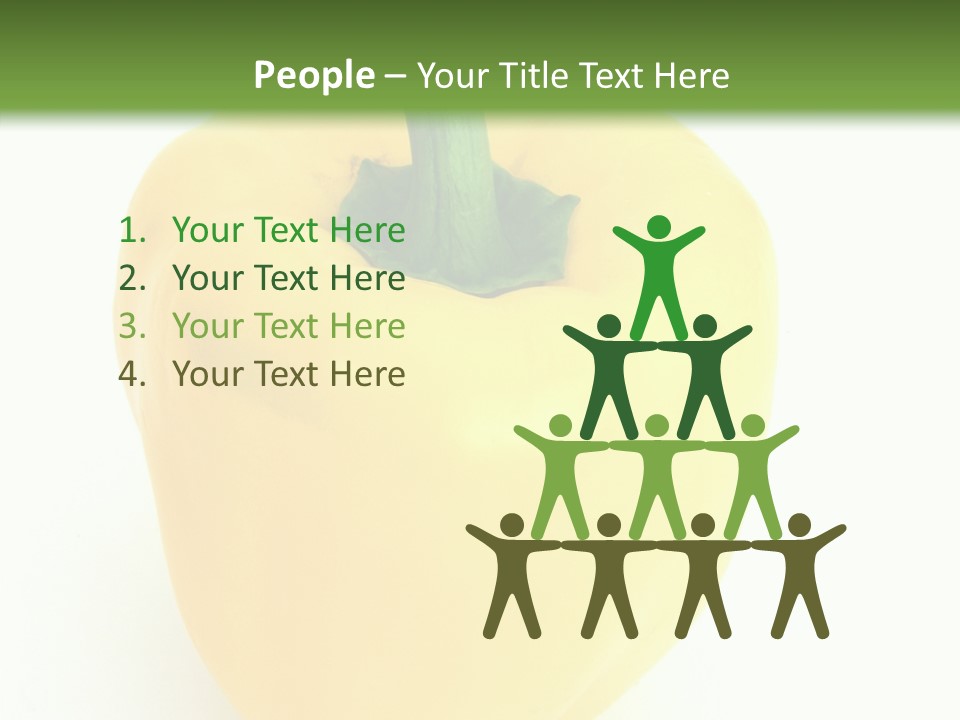 Nutrition Fresh Yellow PowerPoint Template