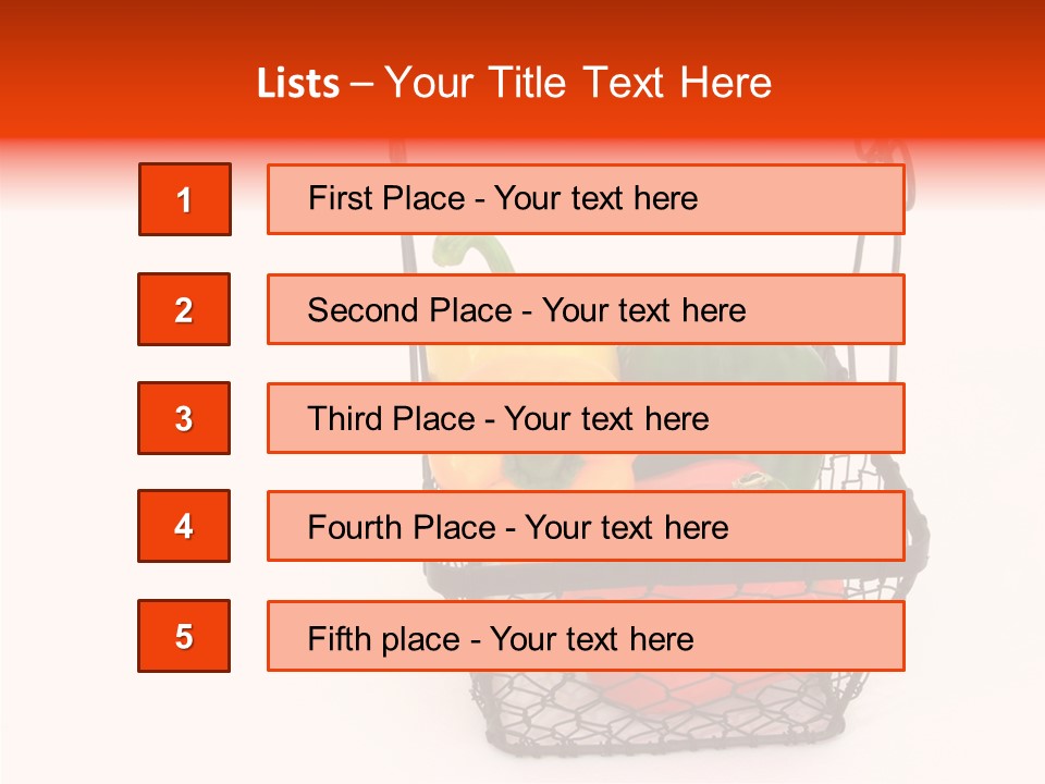 Healthy Still Life Nutrition PowerPoint Template