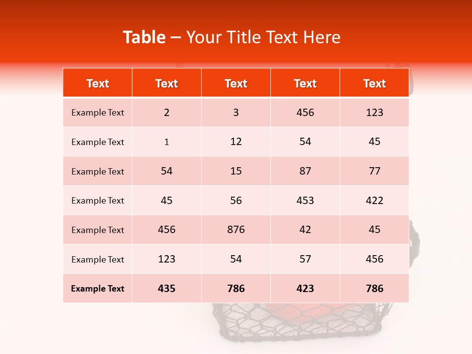 Healthy Still Life Nutrition PowerPoint Template