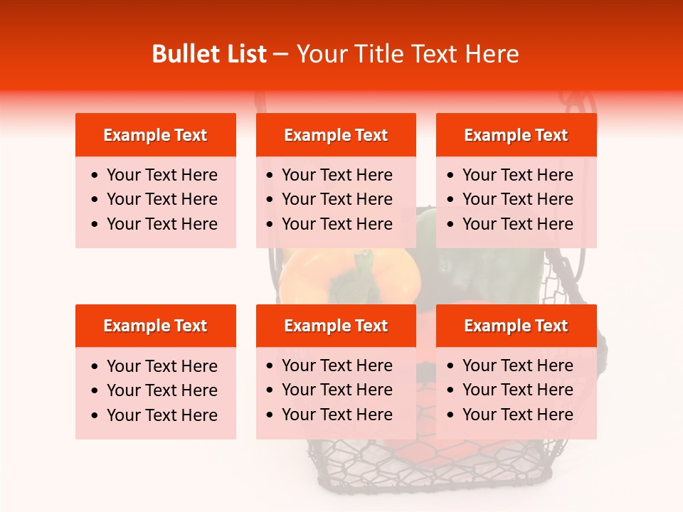 Healthy Still Life Nutrition PowerPoint Template
