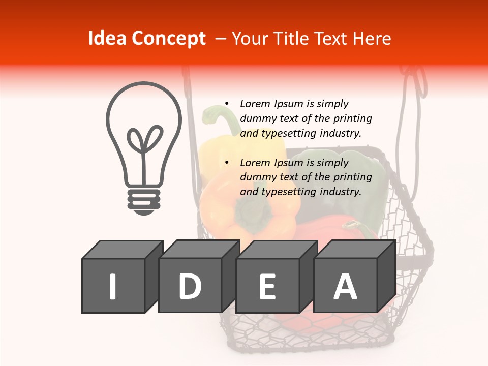 Healthy Still Life Nutrition PowerPoint Template