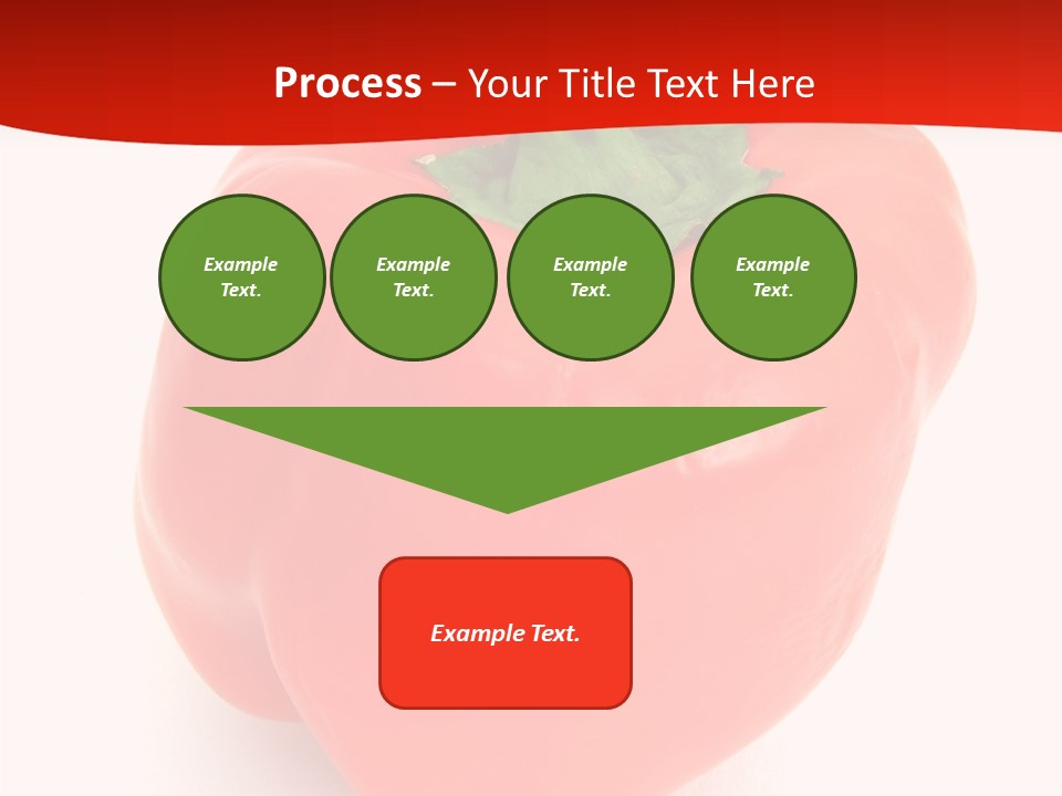 Red Vegetable Pepper PowerPoint Template